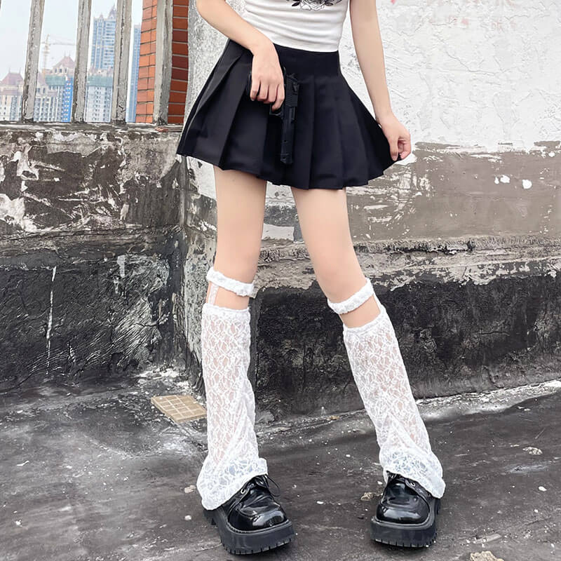 FASHION LOLITA LACE HOT GIRL LEG WARMERS
