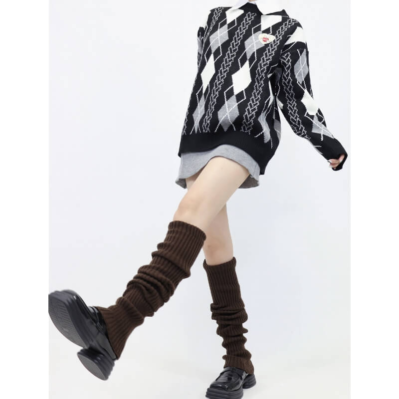 FASHION OVER KNEE JK LEG WARMERS