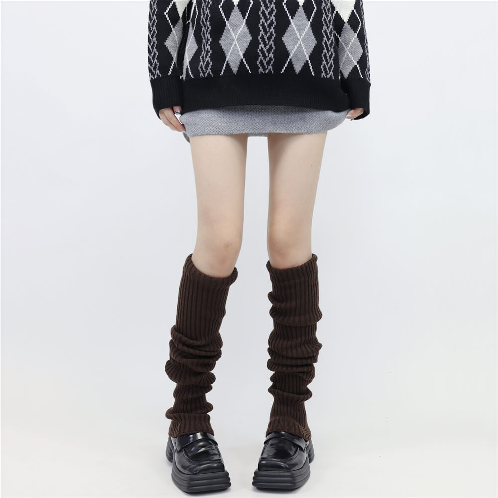 FASHION OVER KNEE JK LEG WARMERS