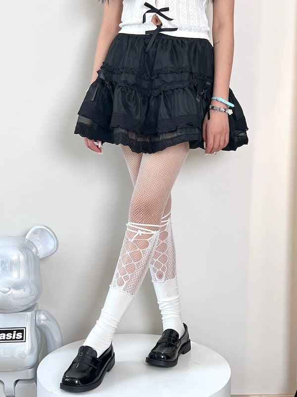FASHION RHINESTONE BLING FISHNET TIGHTS