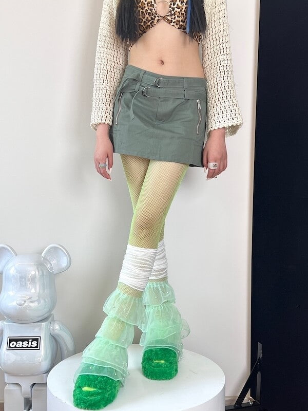 FASHION RHINESTONE BLING FISHNET TIGHTS
