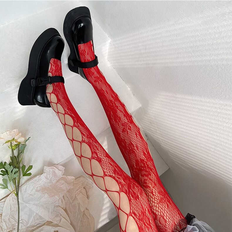 FASHION ROSE ROMANCE TIGHTS