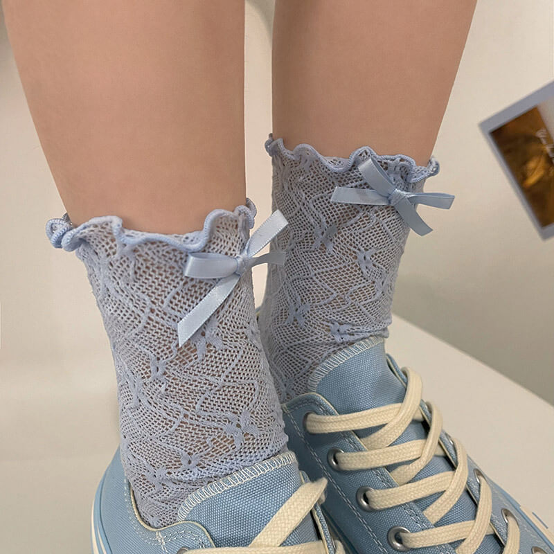 FASHION SOFT CANDY LACE SOCKS