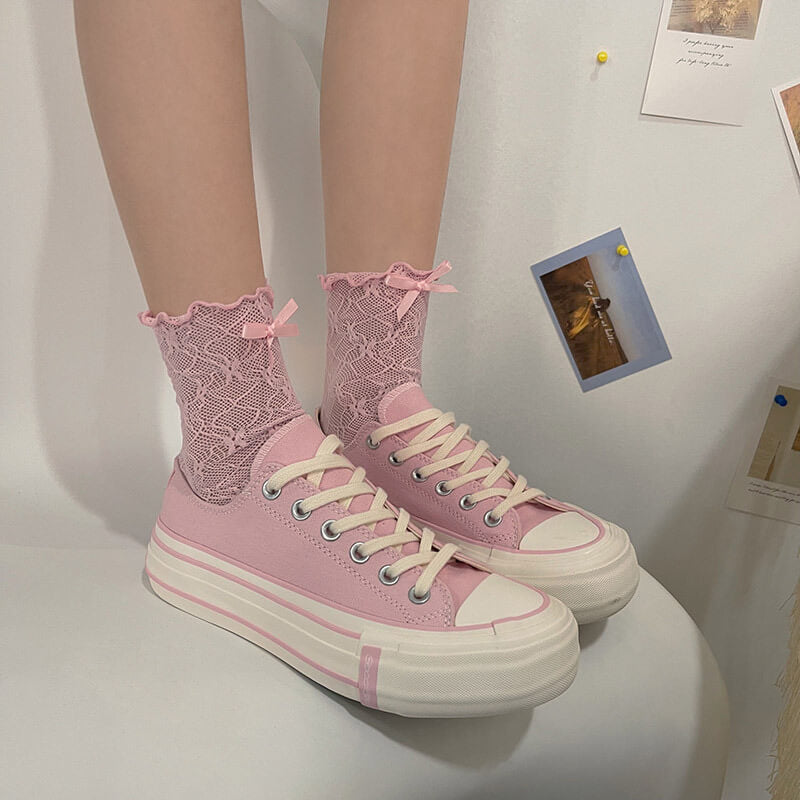 FASHION SOFT CANDY LACE SOCKS
