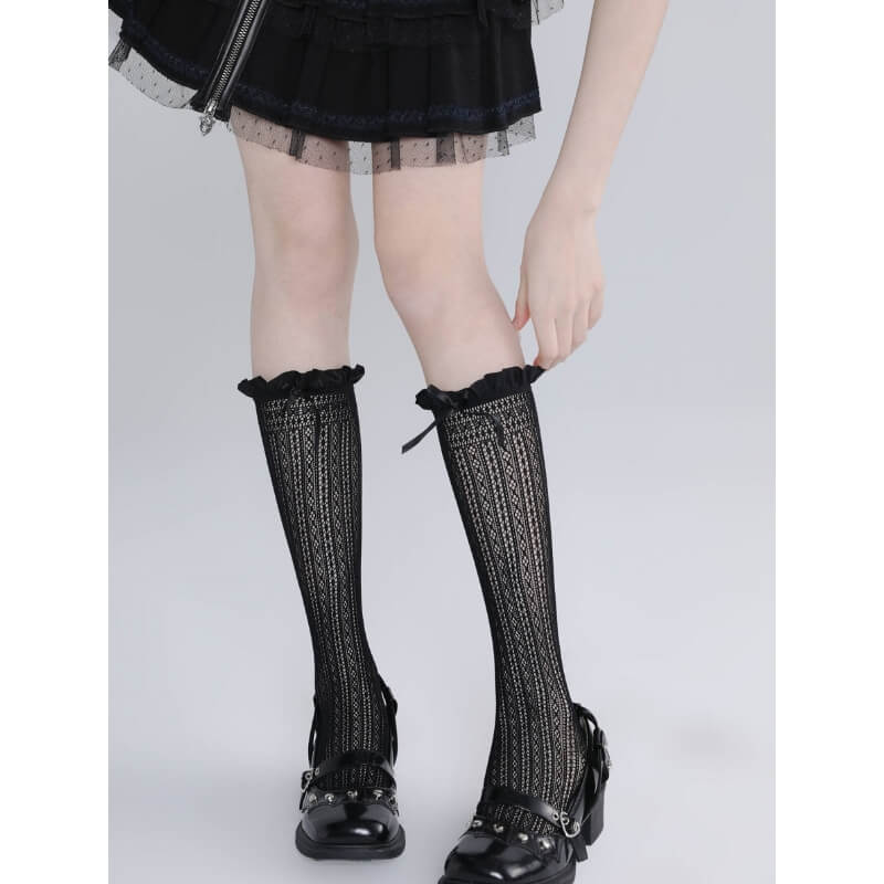 FASHION SOFT DOLL CORE LACE STOCKINGS