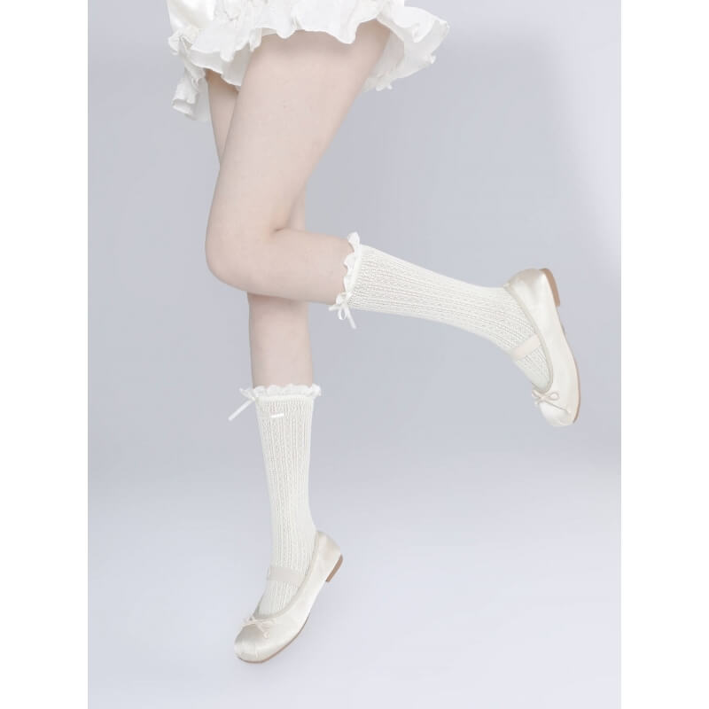 FASHION SOFT DOLL CORE LACE STOCKINGS
