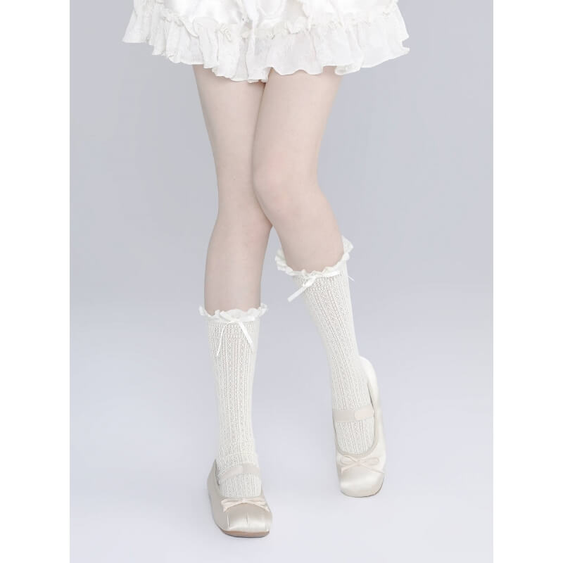 FASHION SOFT DOLL CORE LACE STOCKINGS