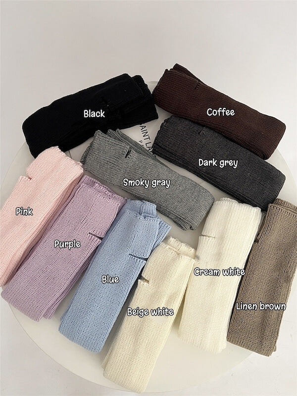 FASHION SOFT KAWAII CREAM LEG WARMERS