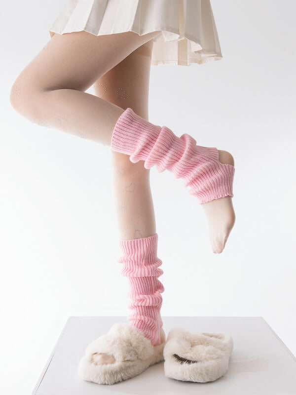 FASHION SOFT KAWAII CREAM LEG WARMERS