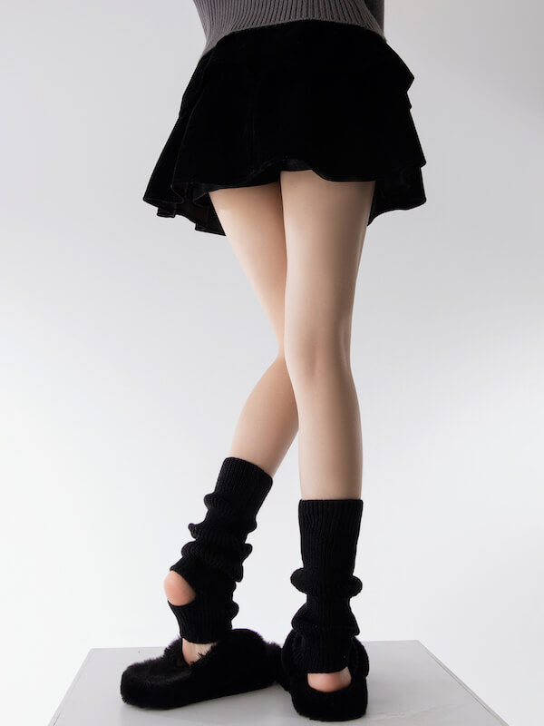FASHION SOFT KAWAII CREAM LEG WARMERS