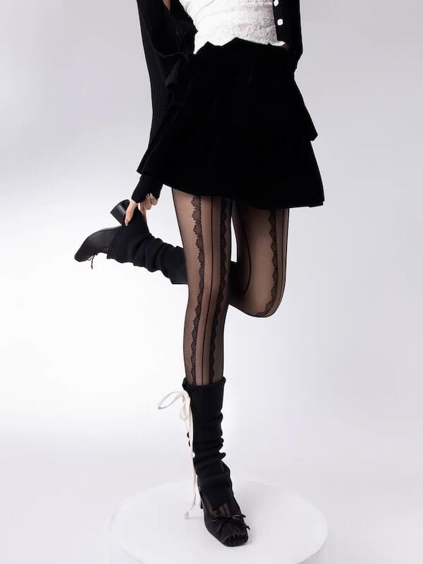 NEW FASHION SOFT RIBBON BALLET LEG WARMERS