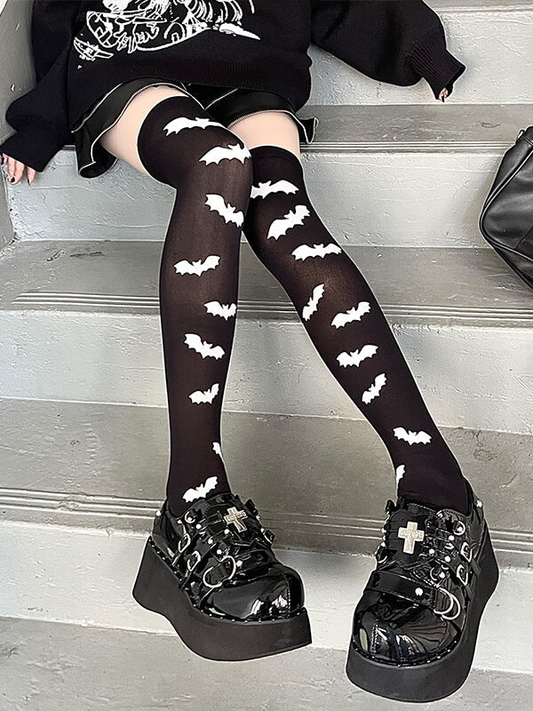 FASHION SPIDER GIRL DARK STOCKINGS