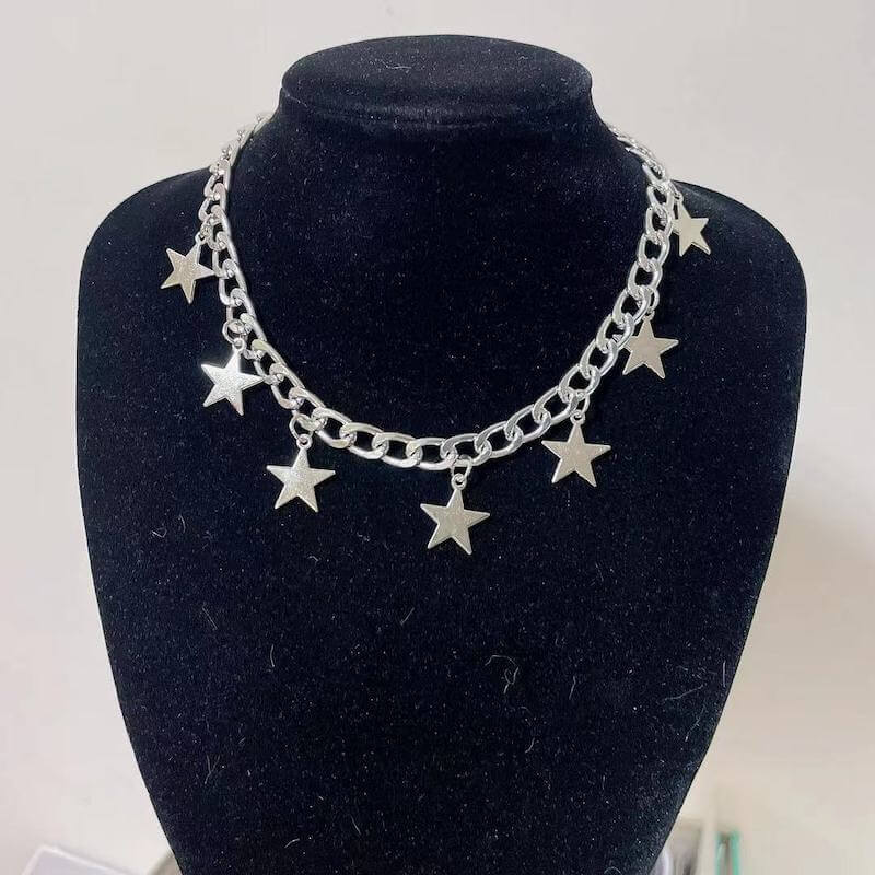 FASHION STARS SPIDER WEB NECKLACE