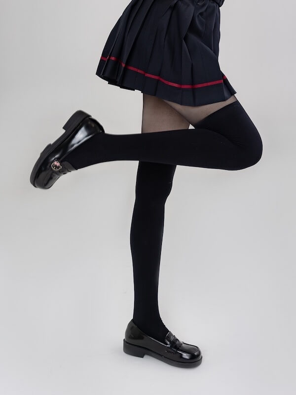 FASHION STOCKINGS-EFFECT SMOOTH TIGHTS