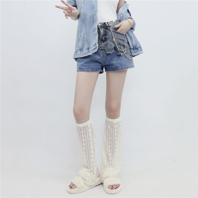 FASHION SUMMER LACE LEG WARMERS
