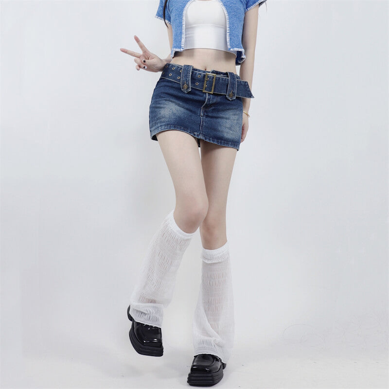 FASHION SUMMER LOLITA THIN LEG WARMER