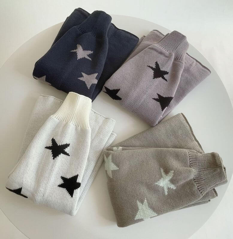 FASHION VINTAGE STREET STARS LEG WARMERS
