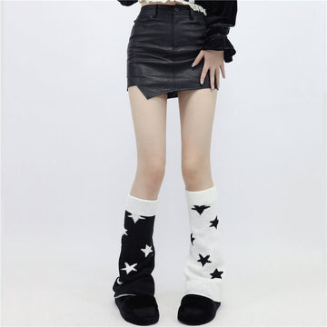 FASHION VINTAGE STREET STARS LEG WARMERS