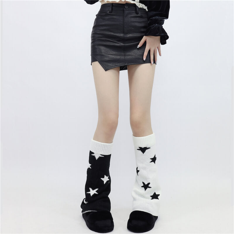 FASHION VINTAGE STREET STARS LEG WARMERS