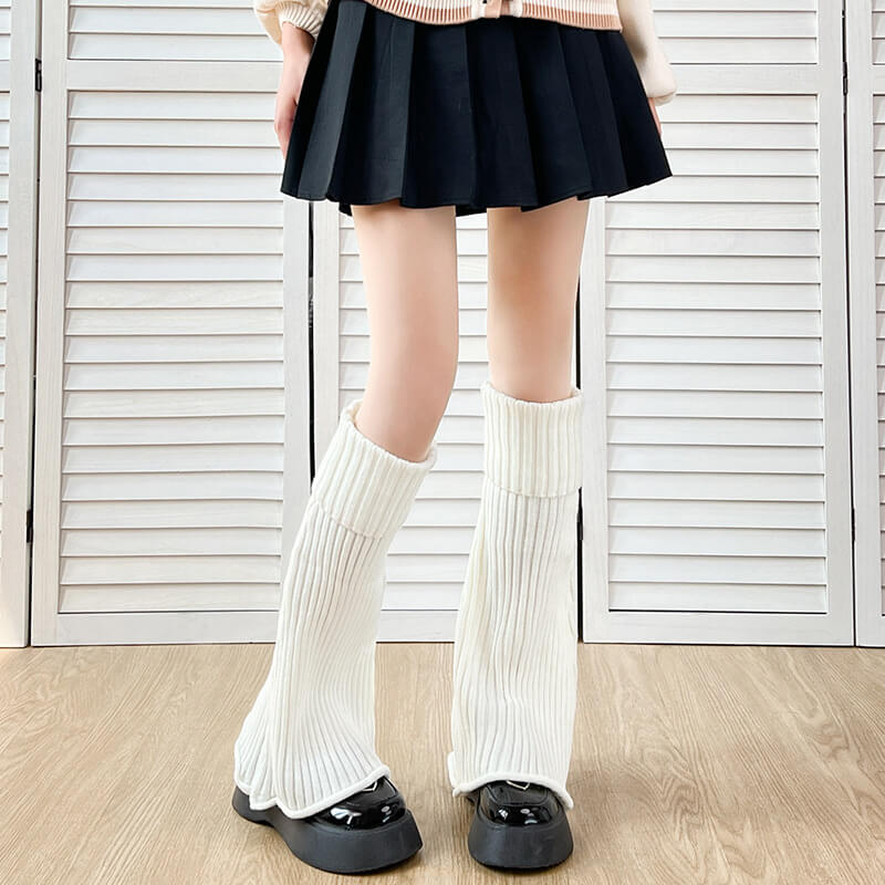 FASHION WINTER VERTICAL LINES LEG WARMERS