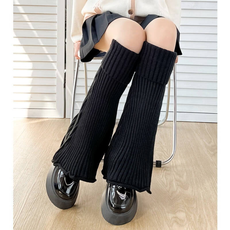 FASHION WINTER VERTICAL LINES LEG WARMERS