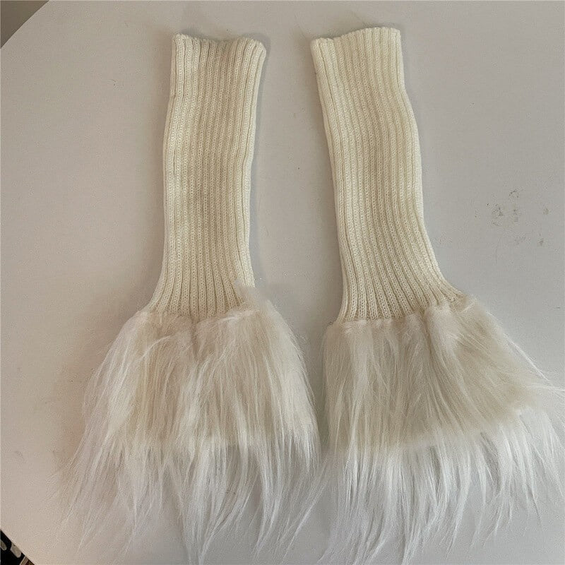 FASHION FURRY LEG WARMERS