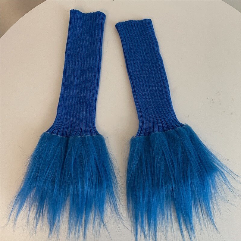 FASHION FURRY LEG WARMERS