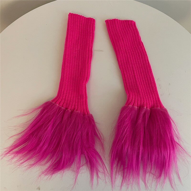 FASHION FURRY LEG WARMERS