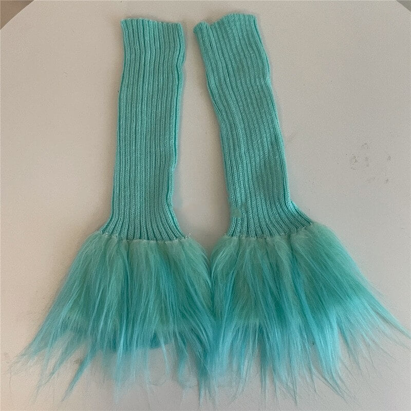 FASHION FURRY LEG WARMERS