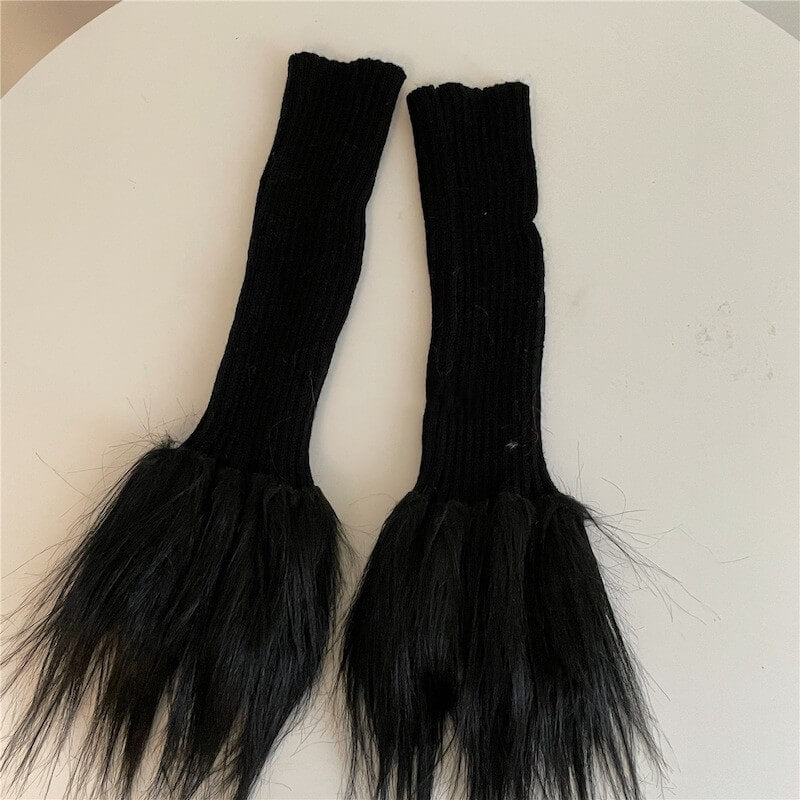 FASHION FURRY LEG WARMERS