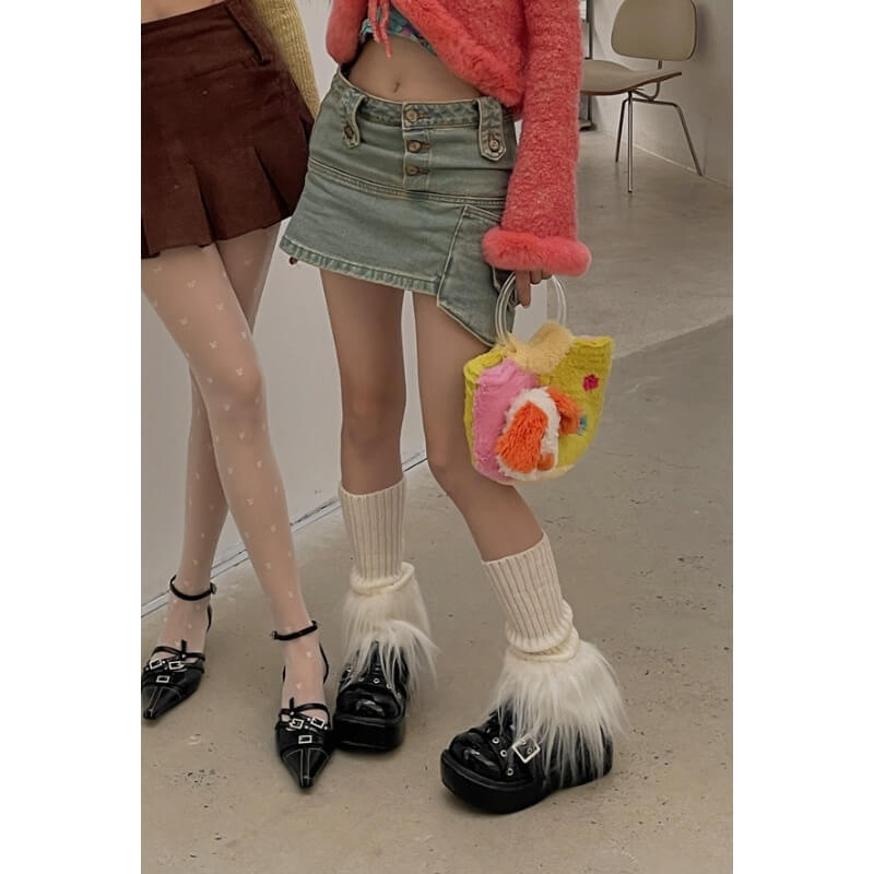 FASHION FURRY LEG WARMERS