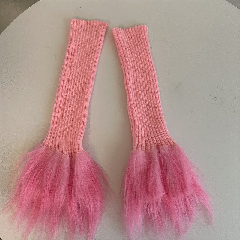 FASHION FURRY LEG WARMERS