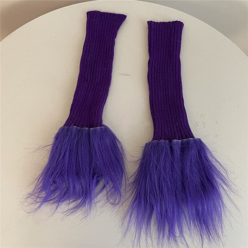 FASHION FURRY LEG WARMERS