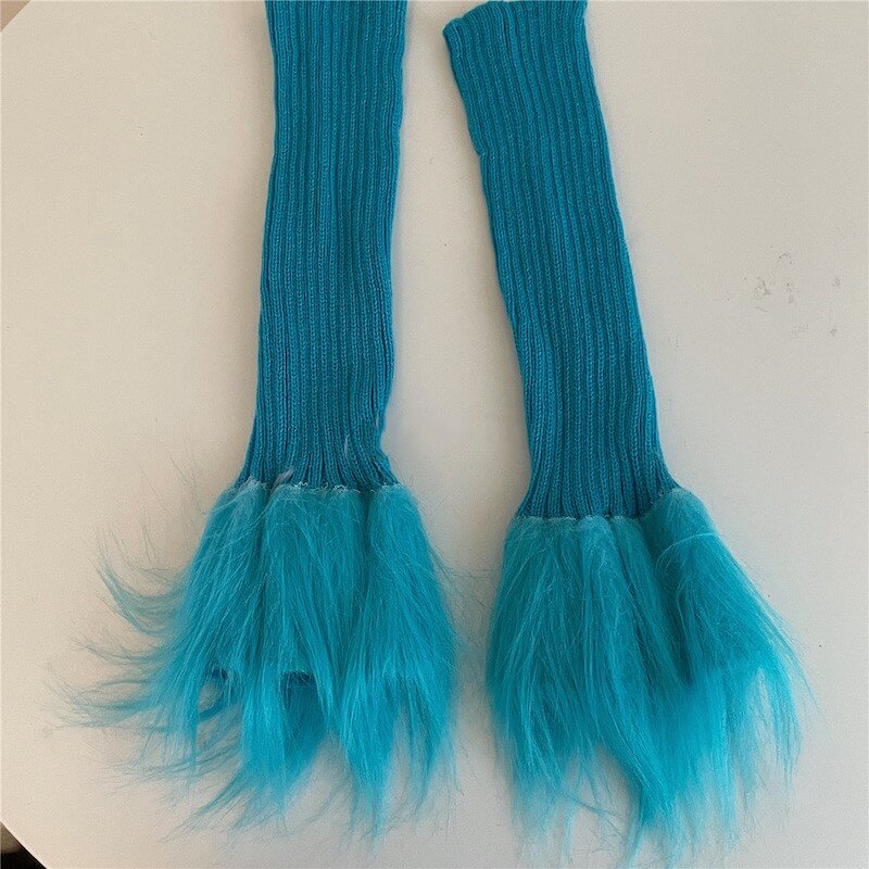 FASHION FURRY LEG WARMERS