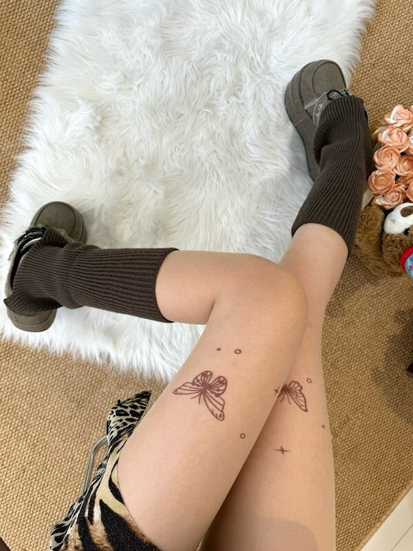 FASHION BUTTERFLY TATTOO TIGHTS