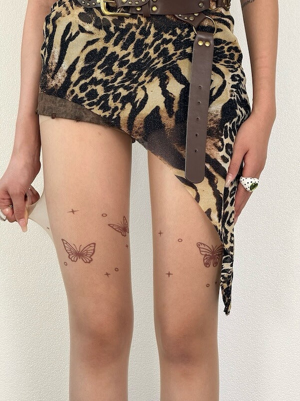 FASHION BUTTERFLY TATTOO TIGHTS
