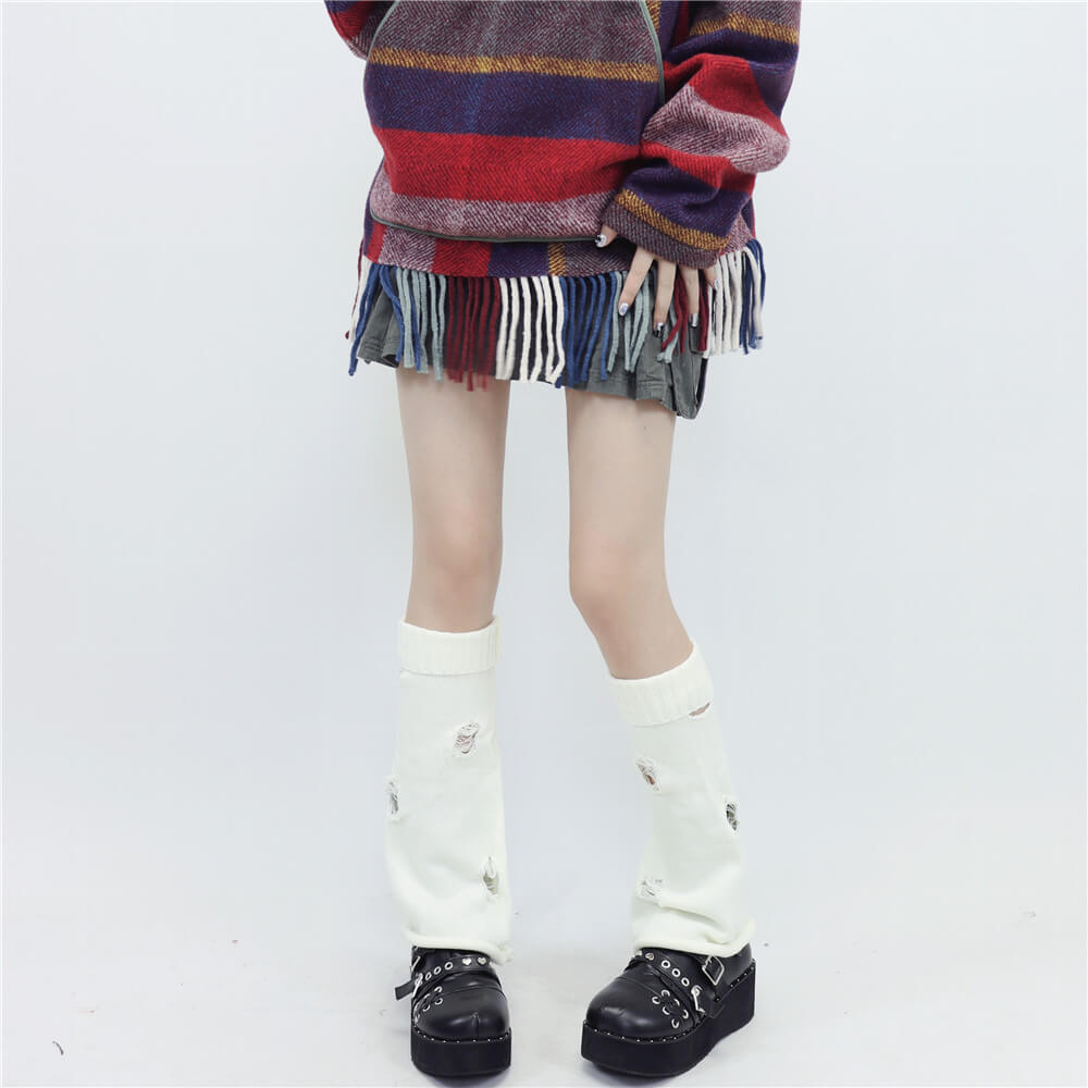 FASHION BROKEN LEG WARMERS
