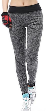PATCHWORK ELASTIC HIGH WAIST YOGA SPORT 9/10 LEGGINGS