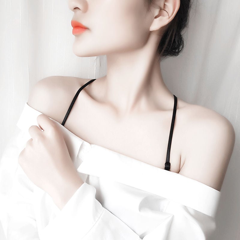 BEAUTIFUL BACK BRA UNDERWEAR WITH SHOULDER STRAPS EXPOSED SUMMER FASHION INVISIBLE BRA STRAPS CROSS NON-SLIP STRAPS