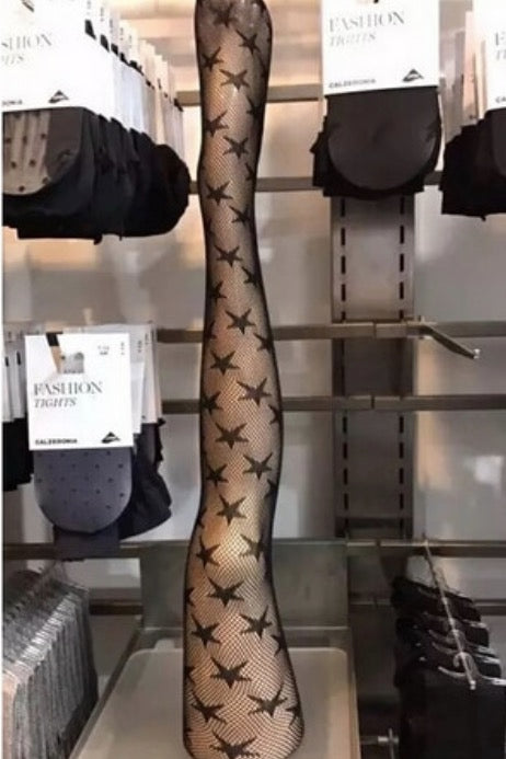 THIGH HIGH LONG STOCKINGS FISH NET BODYSTOCKINGS STOCKING LUXURY BEAUTIFUL PRINT ACCESSORIES WOMEN NET FISHNET