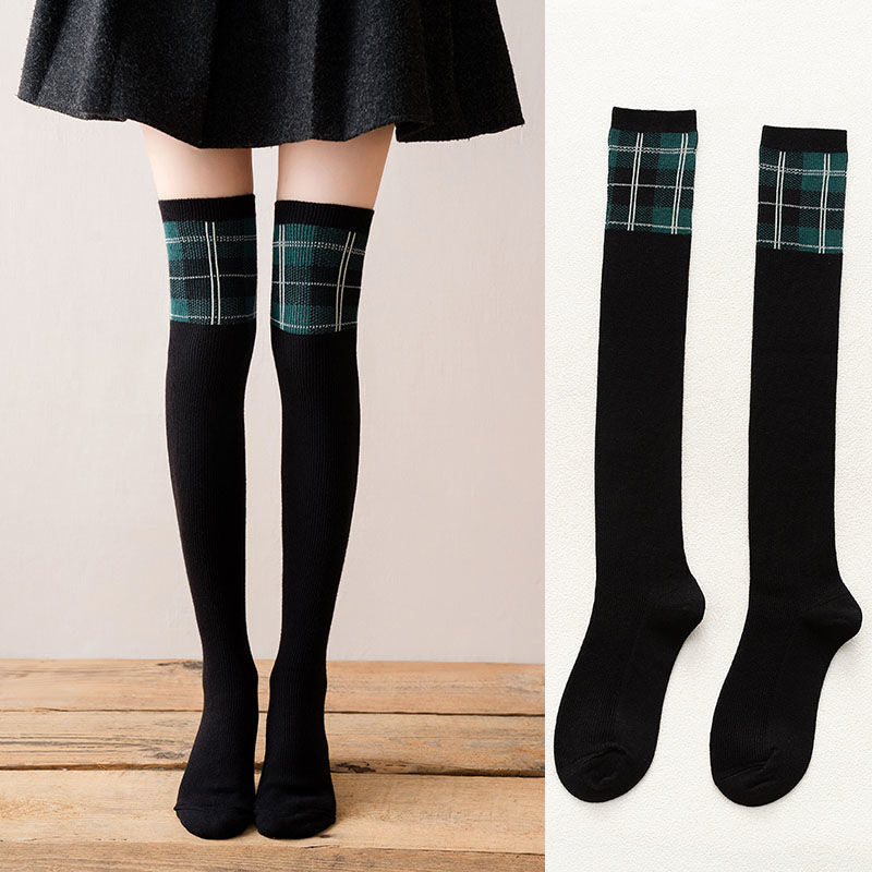 BRITISH STYLE HIGH TUBE KNEE SOCKS RETRO PERSONALIZED STOCKINGS COLLEGE STOCKINGS