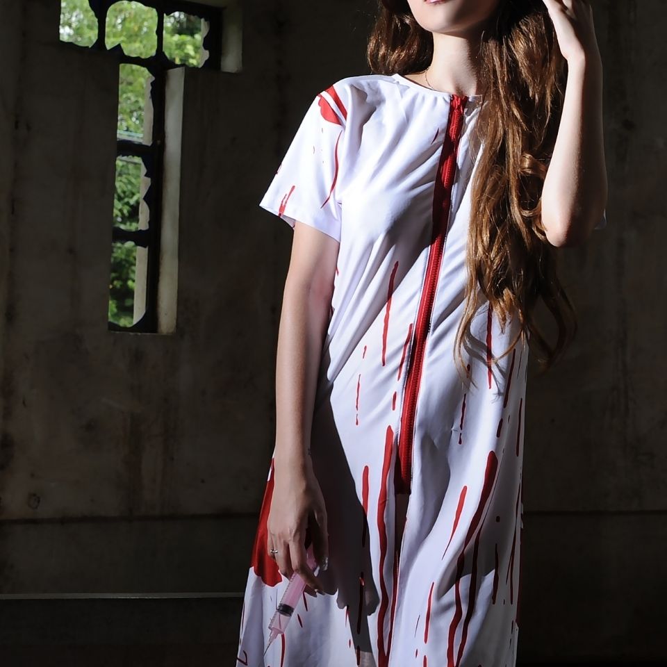 HALLOWEEN COSTUME HORROR BLOODY DOCTOR BLOODY NURSE