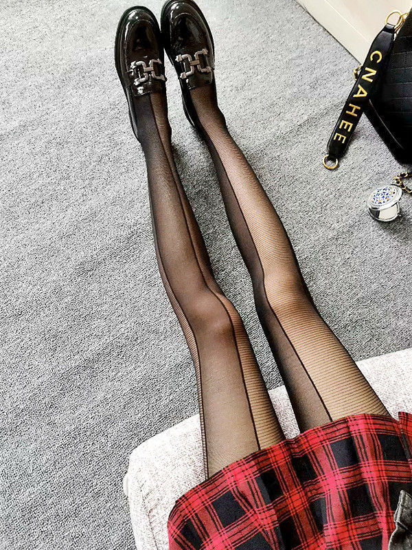 FASHION STITCHING PARTY NIGHTCLUB STUDENT GIRL PANTYHOSE