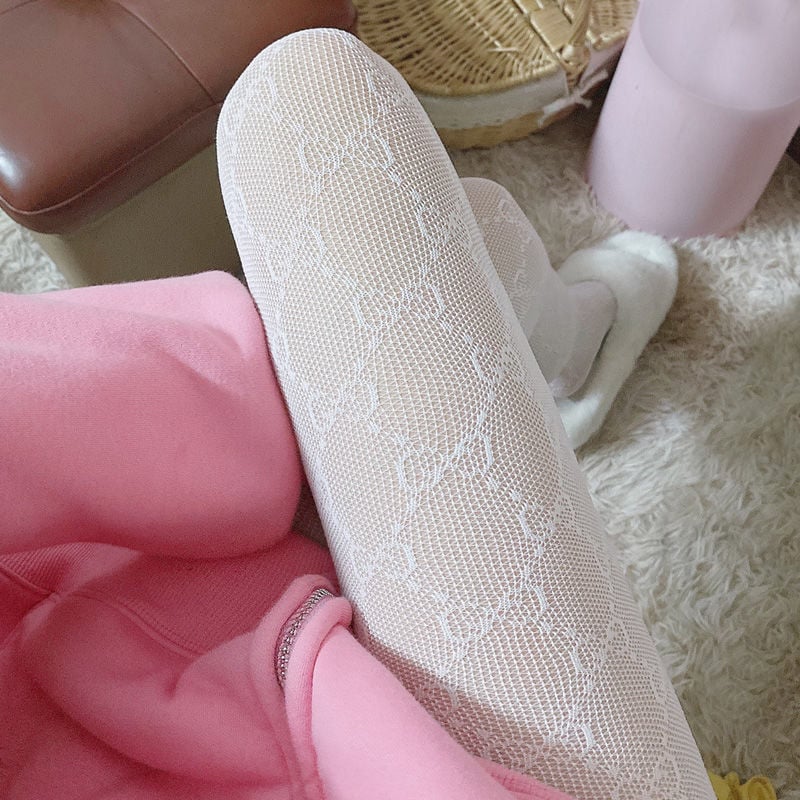 POPULAR LETTER SILK STOCKINGS RETRO INS FASHIONJK ENGLISH B-WORD BOTTOMED JUMPERS FISHING NET STOCKINGS