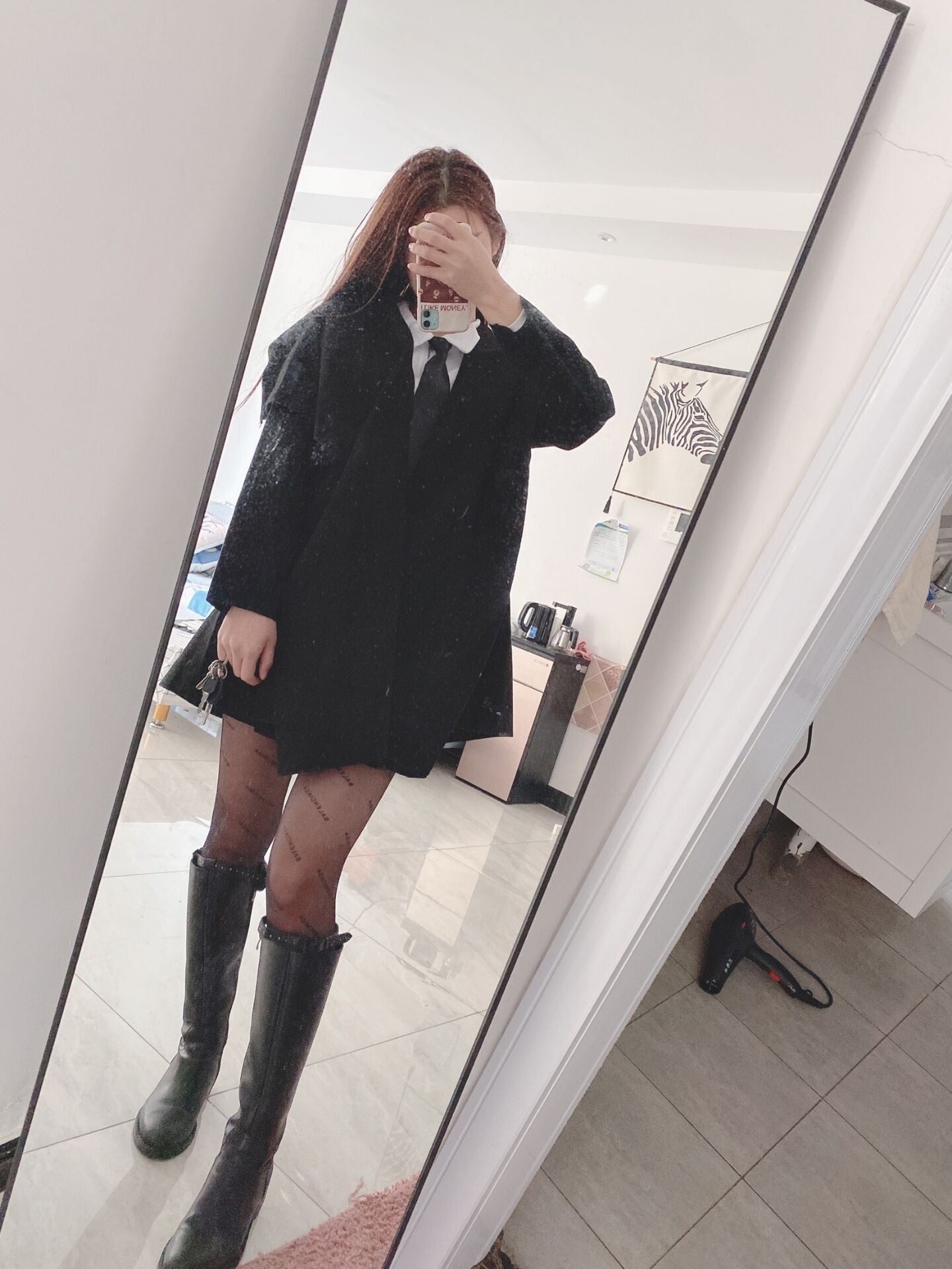 ANY CUT LETTER B PRINTED FASHION LOLI WOMEN'S SOCKS THIN SUMMER BLACK SILK PANTYHOSE