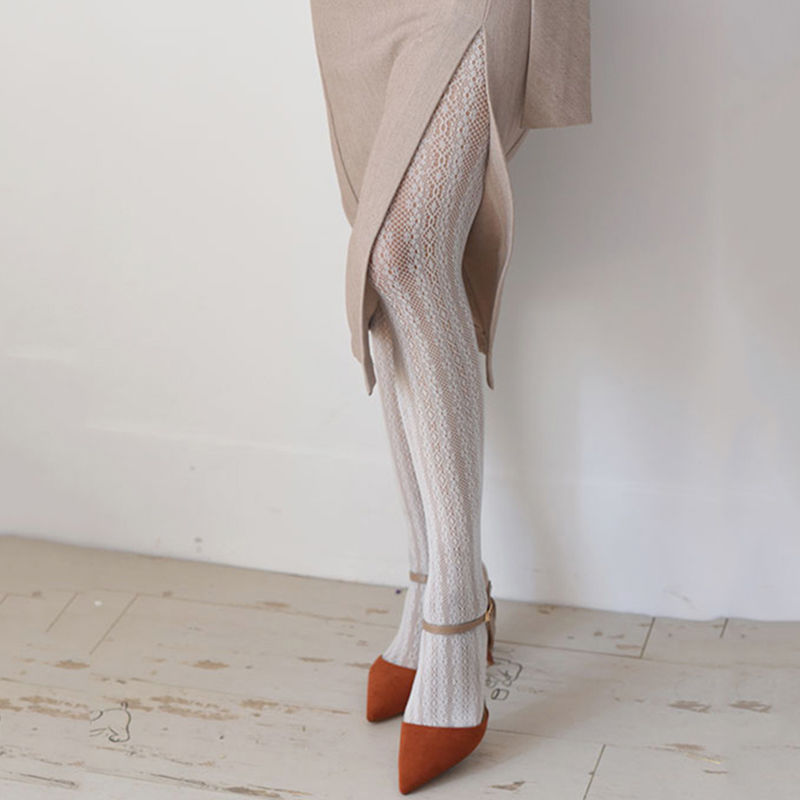 FASHION STOCKINGS LACE YARN EMPTY JACQUARD BOTTOMING PANTYHOSE