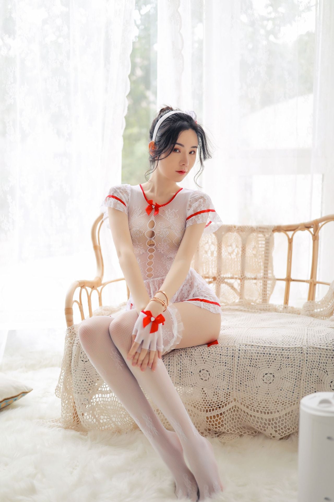 FASHION LACE NURSE WOMEN UNDERWEAR