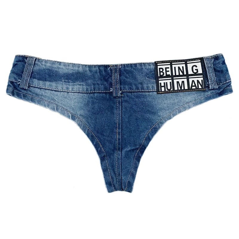 ULTRA SHORT DENIM SHORTS BIKINI PANTS