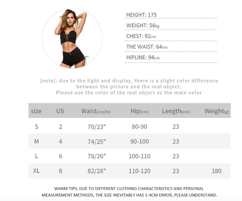 HOLLOW HIGH WAIST DENIM SHORTS