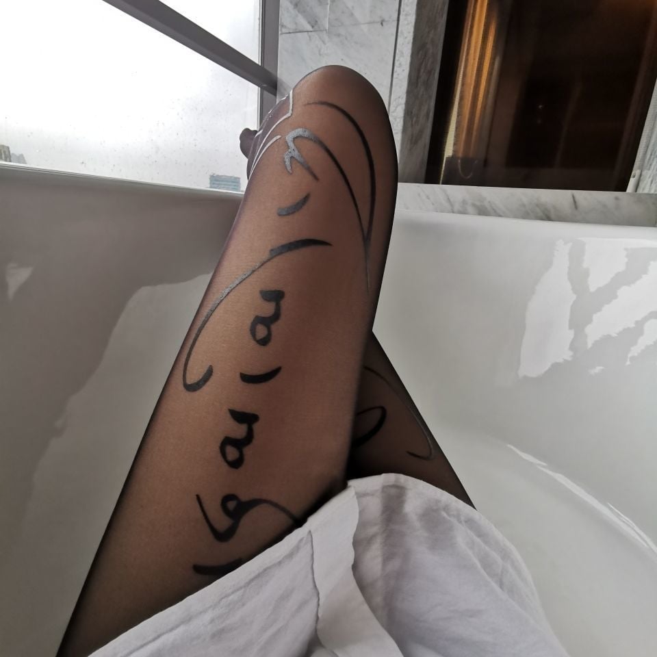 ALPHABET STOCKINGS NIGHTCLUB FASHION HOT GIRL BLACK SILK PANTYHOSE